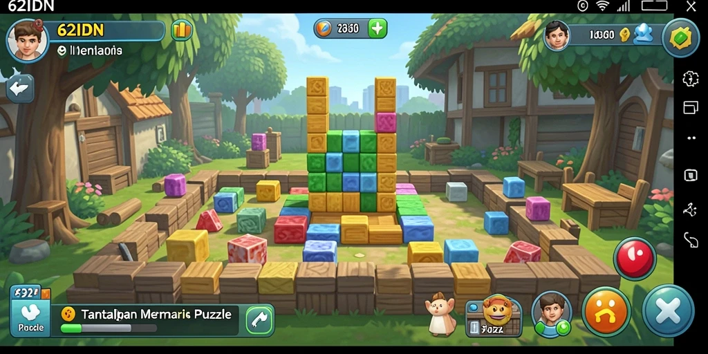 Screenshot 62IDN menampilkan gameplay tantangan puzzle yang menarik.
