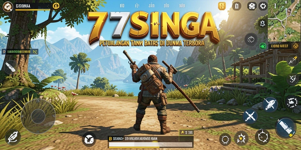 Gameplay 77SINGA menampilkan eksplorasi dunia terbuka yang indah dan dinamis.