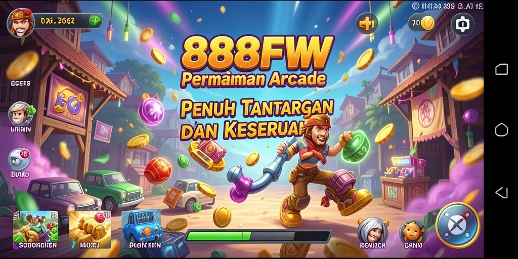 Tampilan gameplay seru dan menantang dalam 888FW.