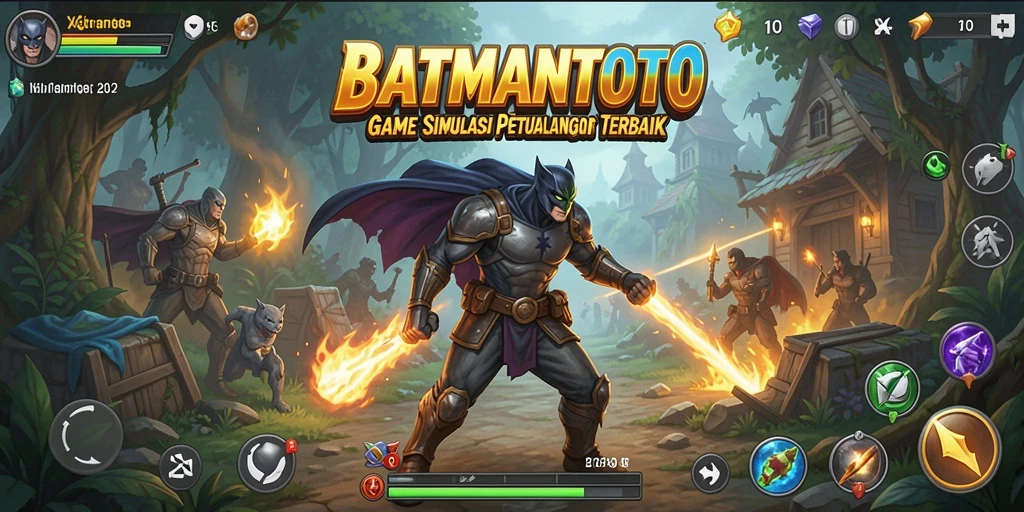 Tampilan gameplay yang mendebarkan dari game simulasi BATMANTOTO.