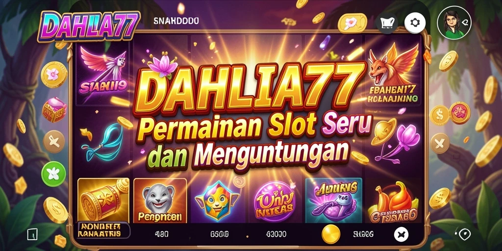 Tampilan gameplay seru dari DAHLIA77 yang menakjubkan.