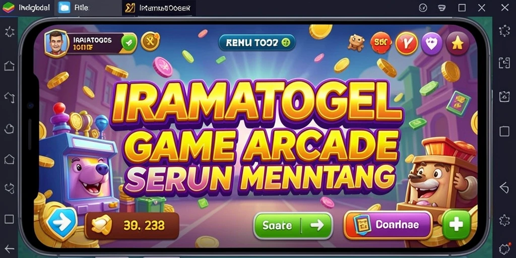 Tampilan gameplay seru dan menantang di IRAMATOGEL.