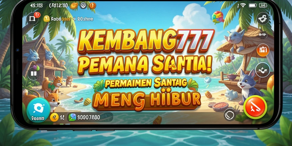 Tampilan gameplay KEMBANG777 yang penuh warna dan menarik.