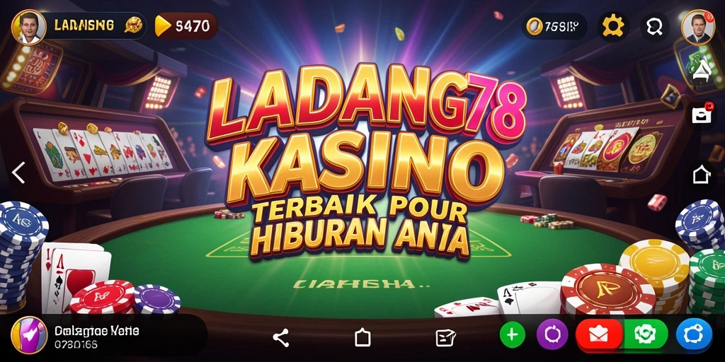Screenshot menunjukkan gameplay seru dalam LADANG78 dengan grafis yang menarik.
