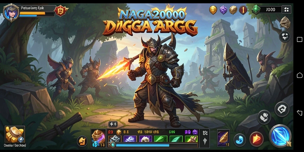 Tampilan gameplay NAGA2000 dengan pertarungan yang seru dan aksi mendebarkan.