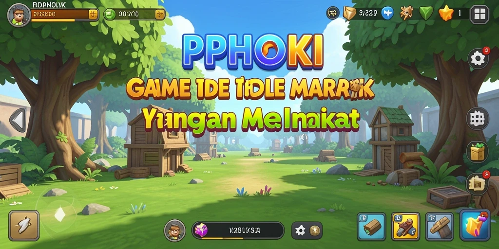 Tampilan menarik gameplay Idle PPHOKI dengan grafik yang indah.