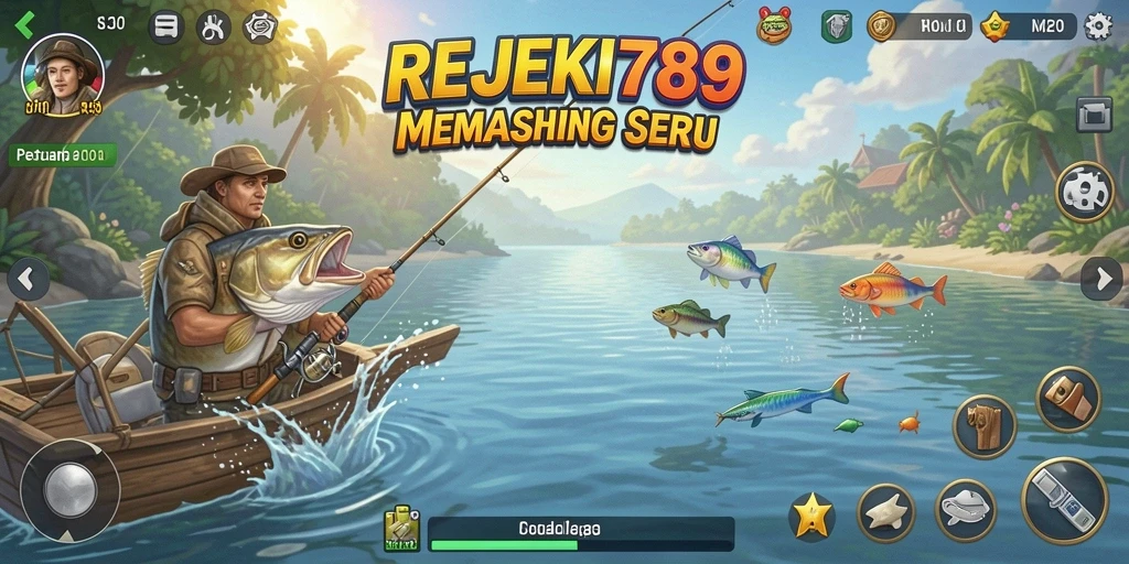 Screenshot gameplay REJEKI789 menampilkan pengalaman memancing yang mendalam.