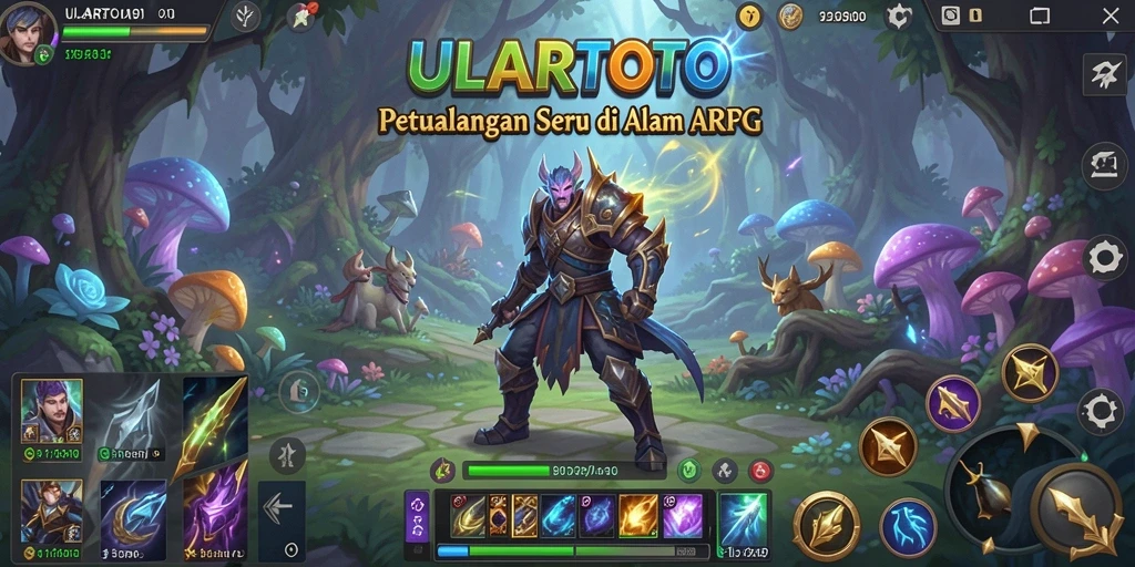 Gameplay ARPG ULARTOTO yang mendebarkan dan interaktif.